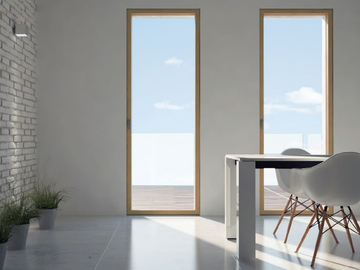 SKYLINE DOOR - Wooden patio door by CARMINATI SERRAMENTI - view 3